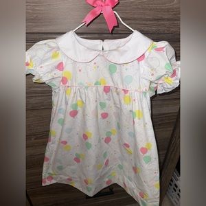 5T TBBC birthday dress minor stain on collar but otherwise EUC